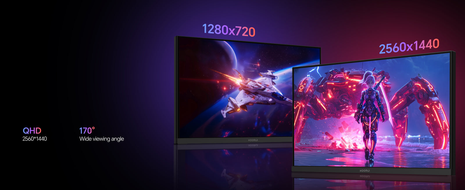 Koorui G2721E 27" QHD 320Hz Fast IPS Gaming Monitor feature