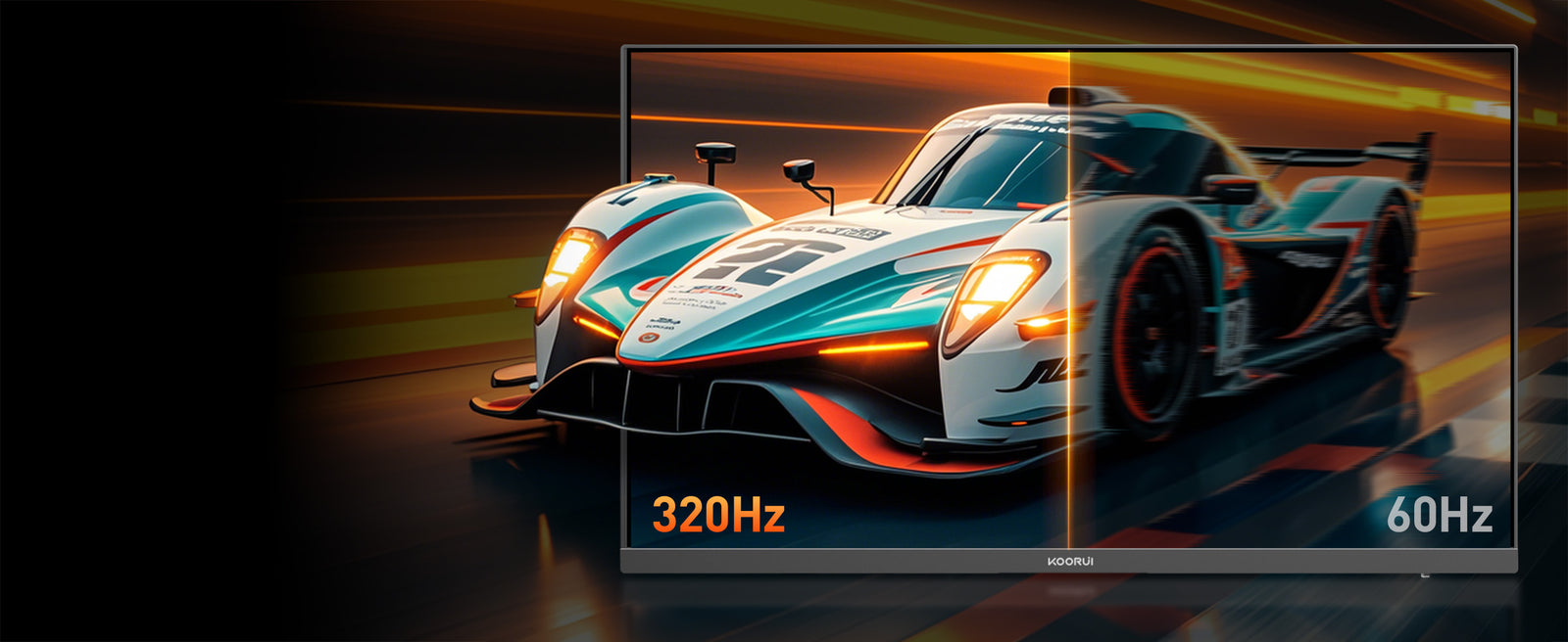 Koorui S2741LM 27" 4K 160Hz Dual-Mode (320Hz FHD) Mini LED Gaming Monitor feature