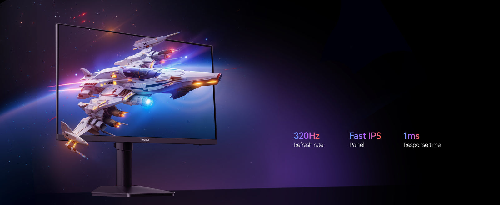 Koorui G2721E 27" QHD 320Hz Fast IPS Gaming Monitor feature