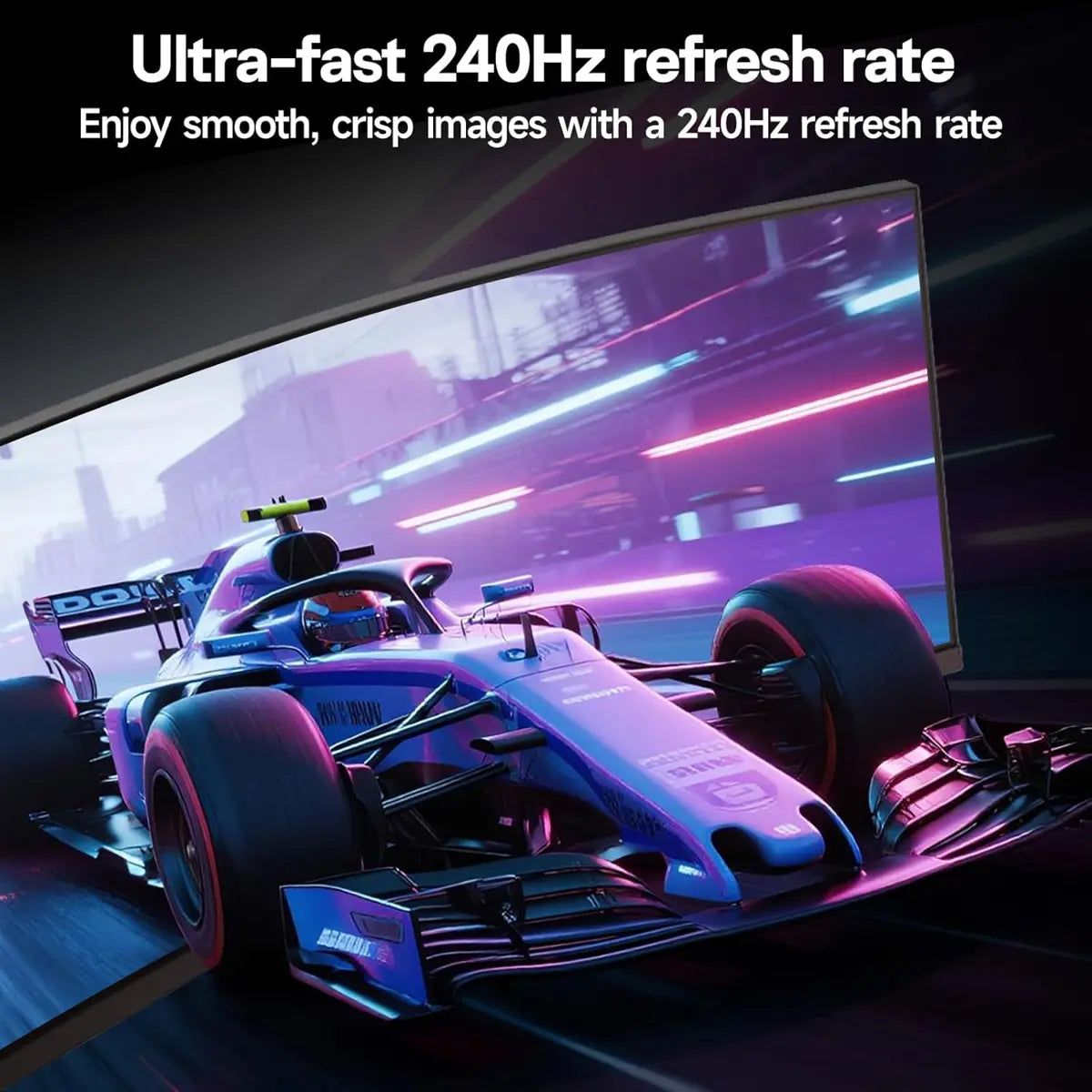 Koorui G3441XC 34" UWQHD 240Hz VA Curved Gaming Monitor - Image 4