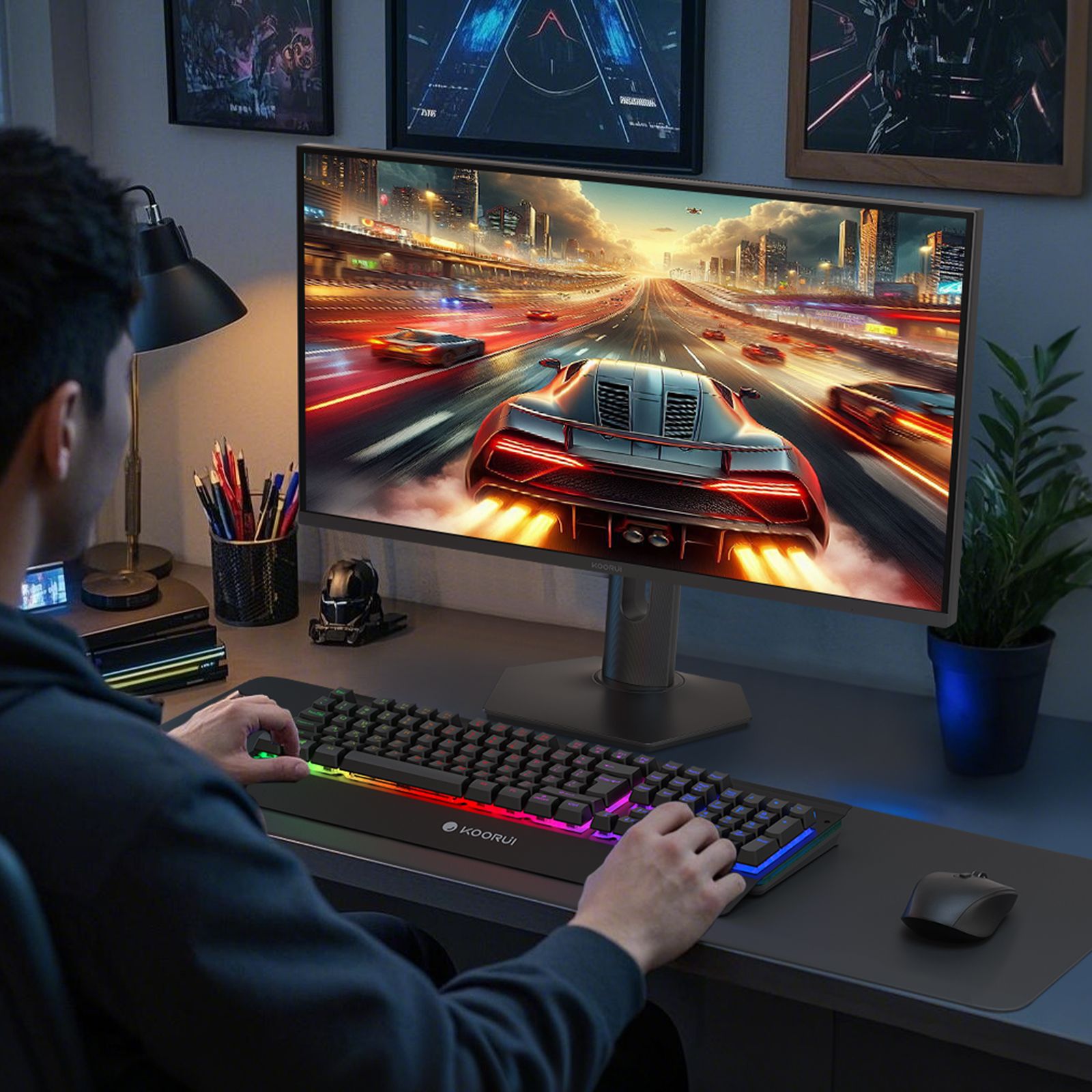 Koorui S2741LM 27" 4K 160Hz Dual-Mode (320Hz FHD) Mini LED Gaming Monitor - Image 4