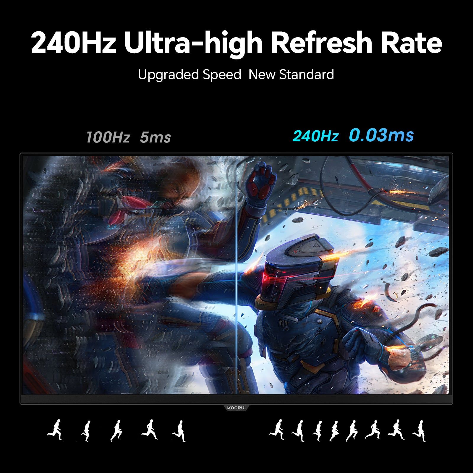Koorui S3241XO 31.5" 4K 240Hz QD-OLED Gaming Monitor - Image 5