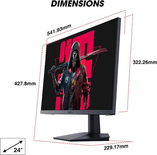 Koorui 24E3 23.8" FHD 165Hz IPS Gaming Monitor - Image 6