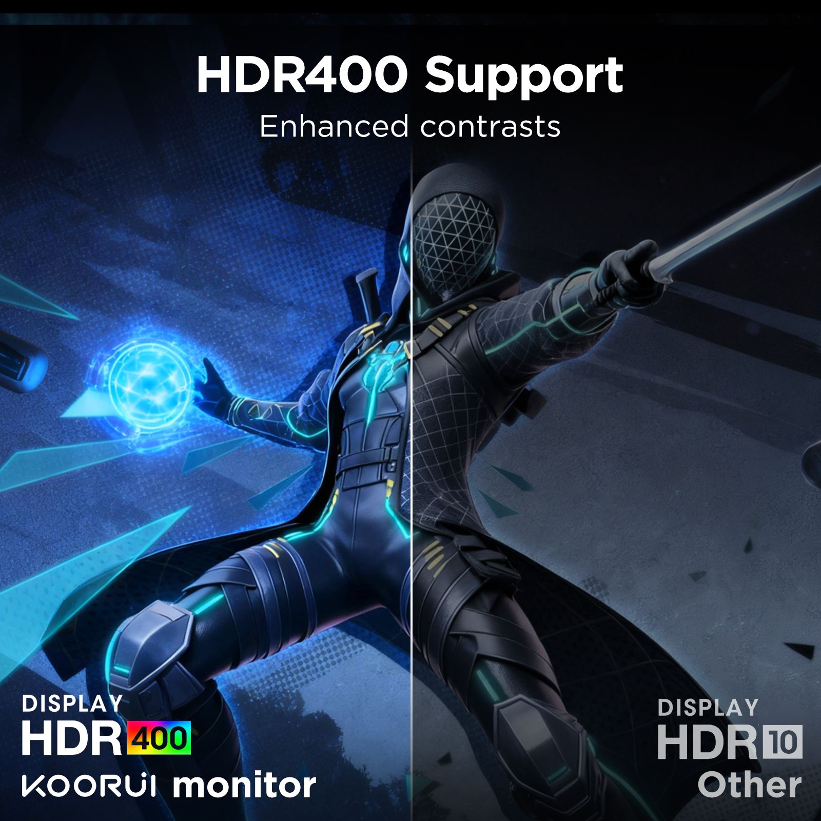 Koorui 34E6UC 34" UWQHD 165Hz VA Curved Gaming Monitor - Image 7