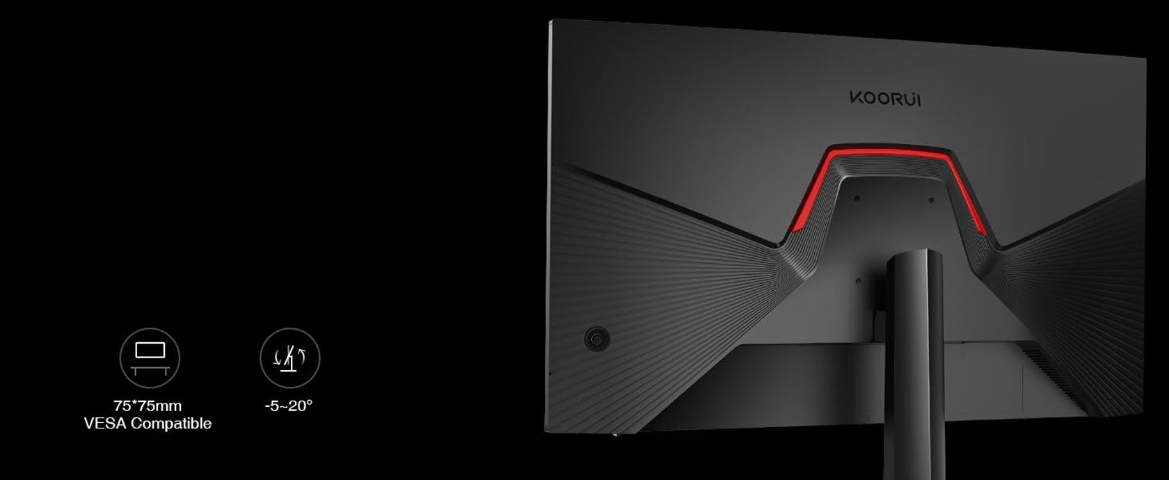 Koorui GN06 27" FHD 180Hz IPS Gaming Monitor - Image 8
