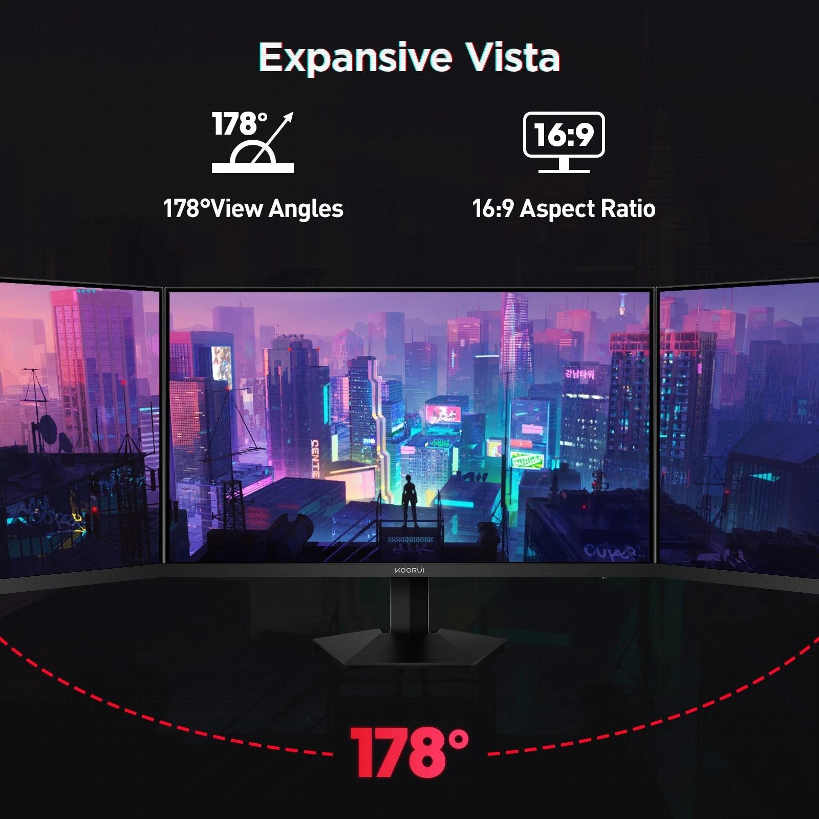Koorui G2721P 27" QHD 200Hz Fast IPS Gaming Monitor - Image 8