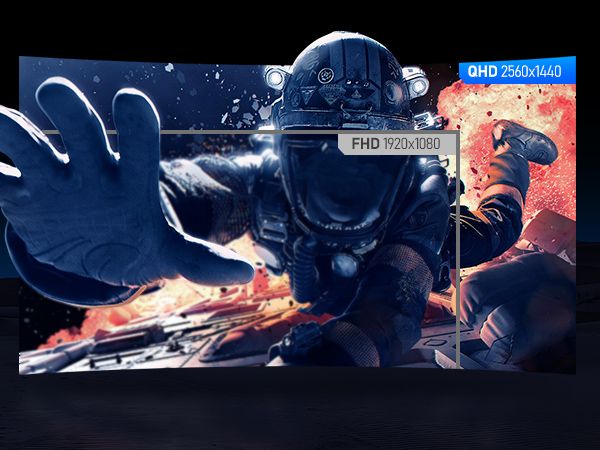 Koorui 32E6QC 31.5" QHD 170Hz VA Curved Gaming Monitor - Image 9