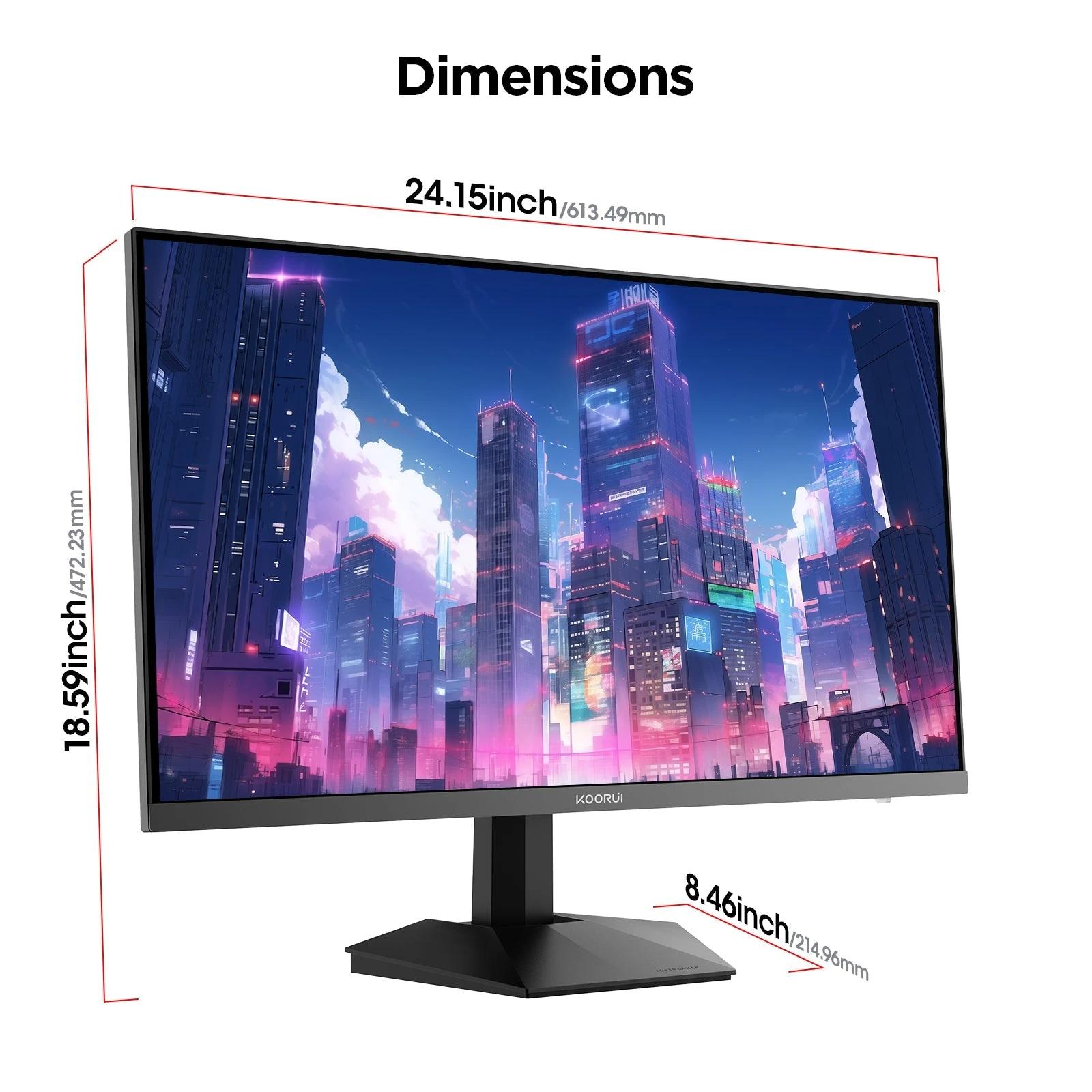 Koorui G2721P 27" QHD 200Hz Fast IPS Gaming Monitor - Image 9
